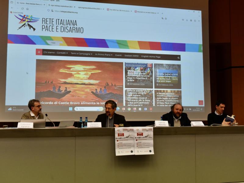 02 Marzo 2024 - economia e guerra - intervento di Francesco Vignarca - 1