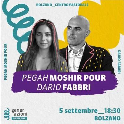 locandina dell'evento con Dario Fabbri e Pegah Moshir Pour