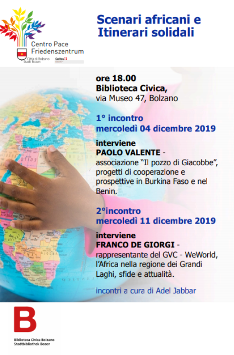 Volantino Scenari Africani - Itinerari solidali