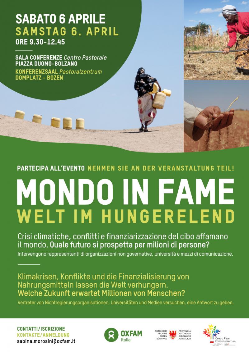 locandina dell'evento Mondo in Fame - 06 Aprile 2024